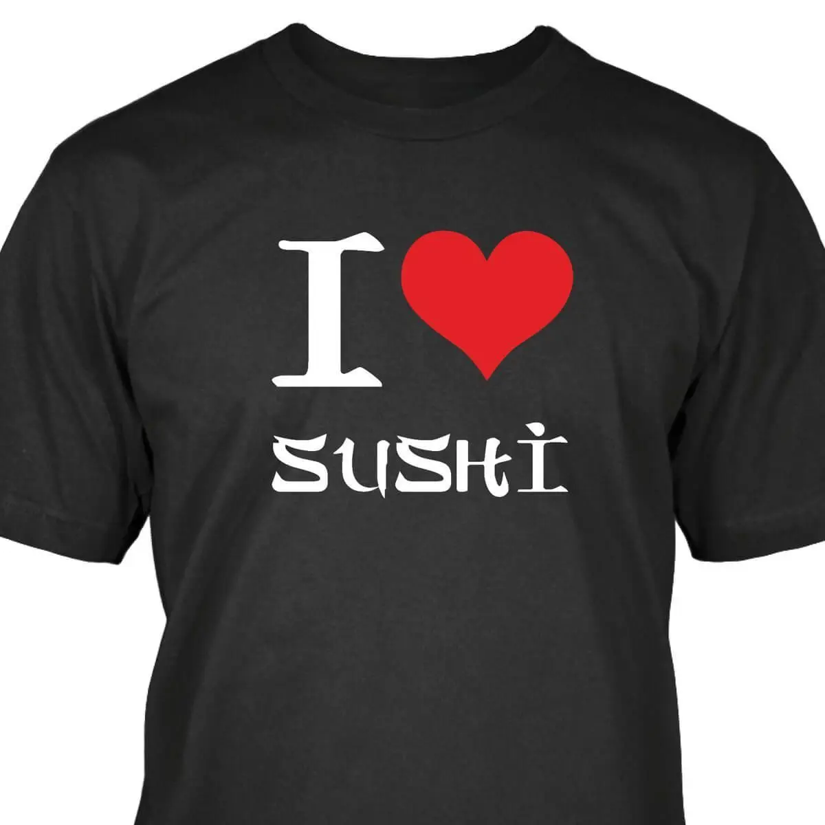 

2019 New Hot Sale Fashion T-shirt I Love Sushi T-Shirt Free Shipping