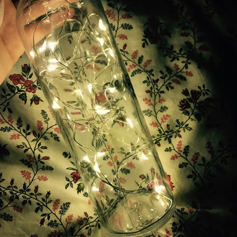 3 м/4 м/5 м светодиодный свет шнура на батарейках фото клип Сказочный гирлянда для