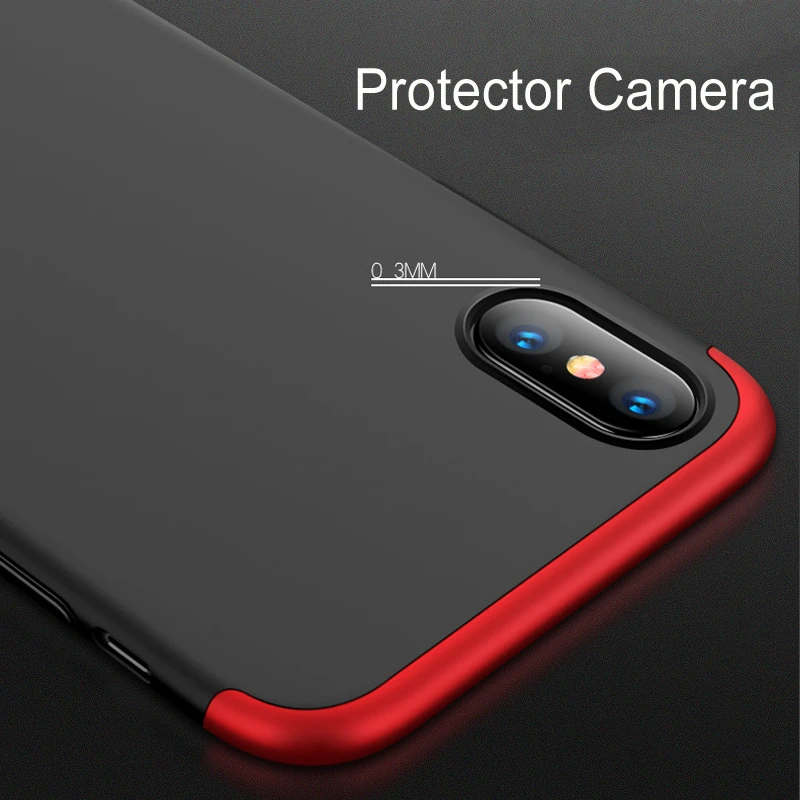 Yihailu 3in1 Жесткий Чехол для iPhone X XS Max 360 градусов защитная задняя крышка XR случаях с