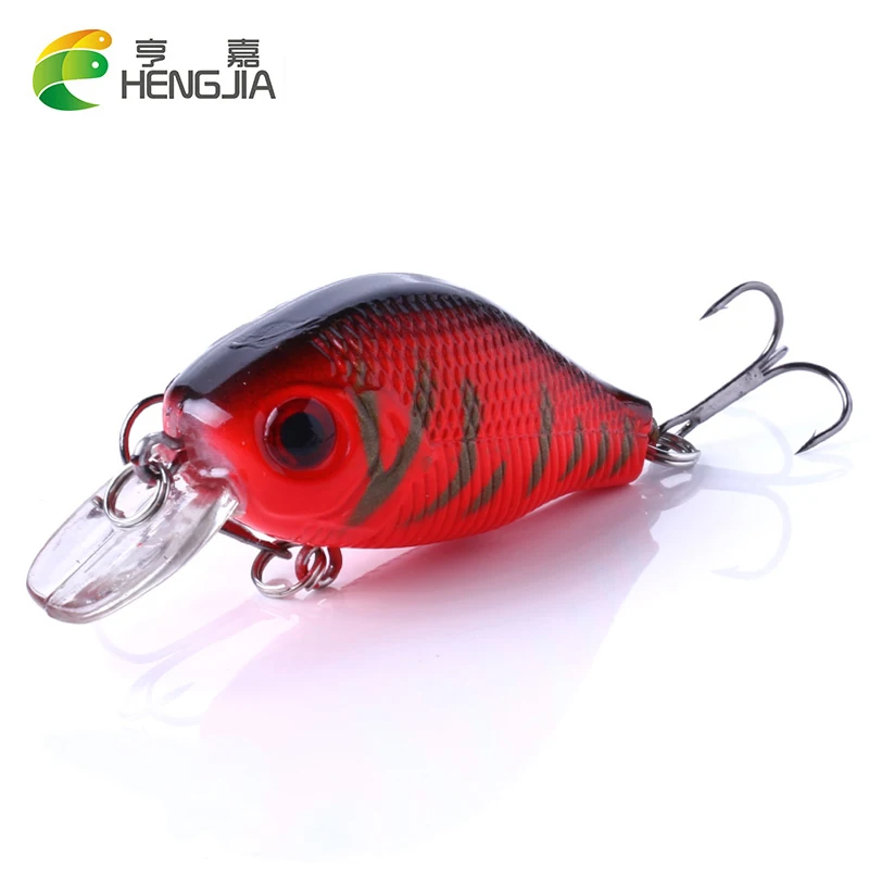 HENGJIA Реалистичная плавающая рыболовная приманка 5 см 8 г Pesca крючки Рыболовная