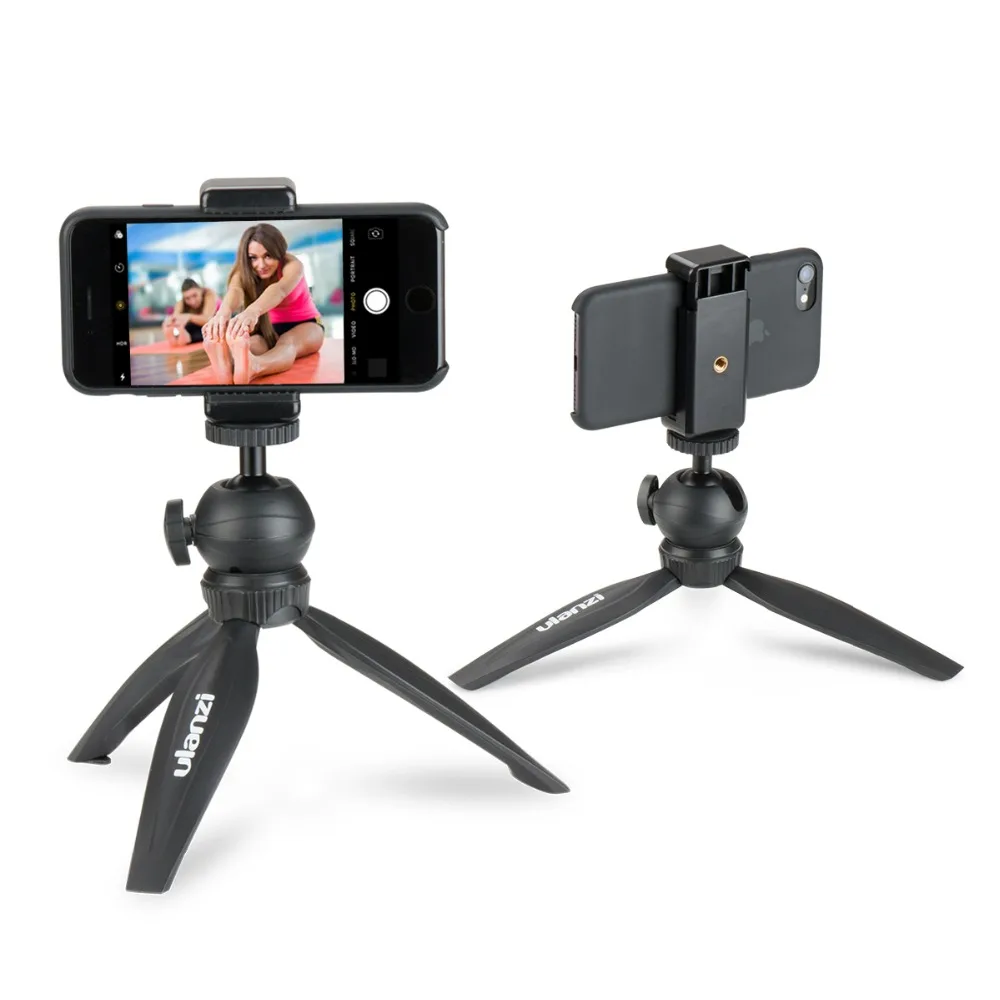 Мини-штатив Ulanzi с держателем для телефона штатив-монопод смартфонов iPhone Canon Nikon