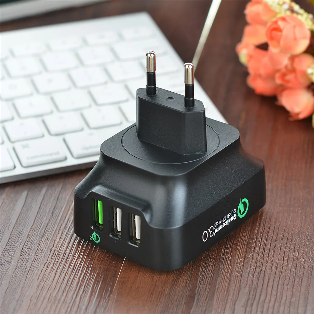 Hyleton универсальное USB зарядное устройство для телефона 3 0 usb EU US вилка путешествий