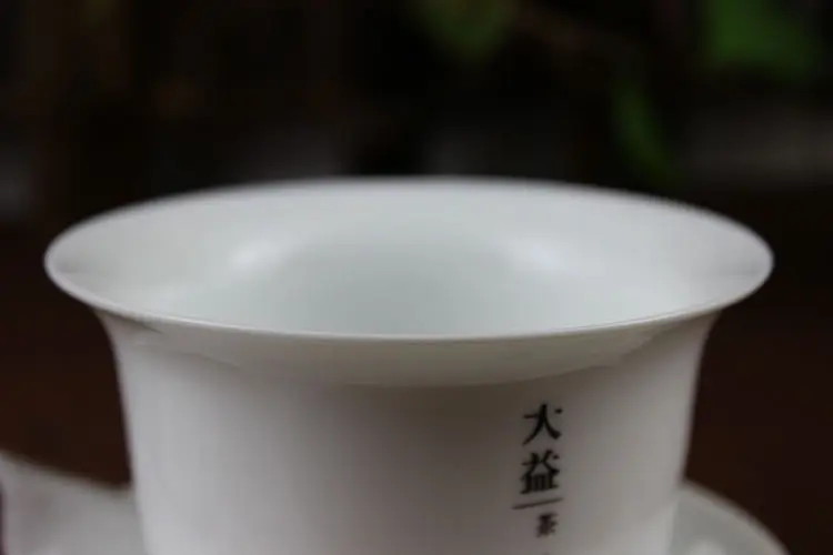 [GRANDNESS] пуэр чай Dayi Gaiwan чайный сервиз белый Gongfu Чайный фарфор Gaiwan 150 мл фарфор Gaiwan