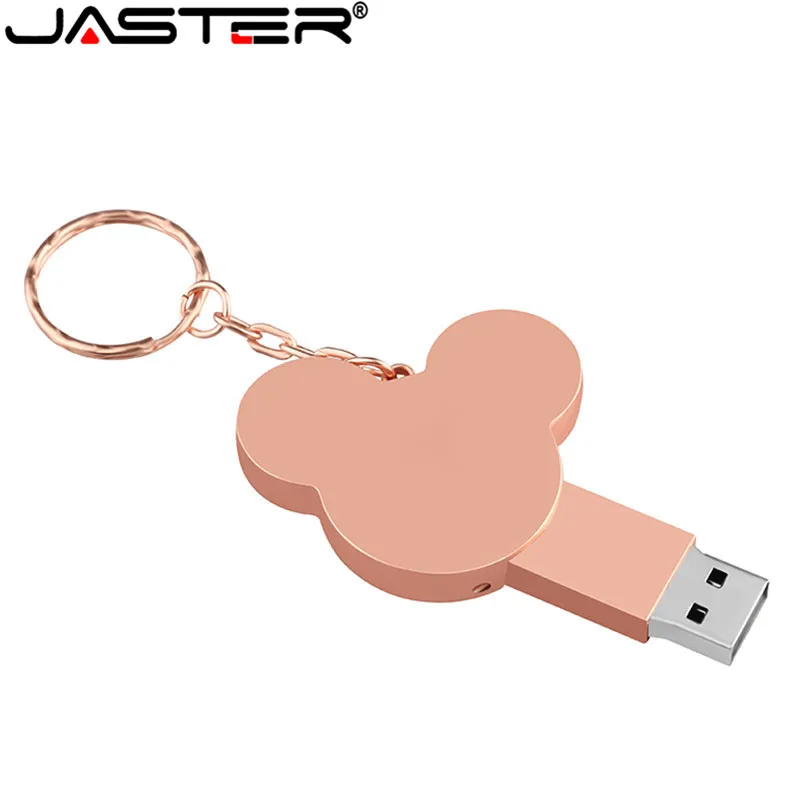Металлический корпус с Микки Маусом флеш диск USB 2 0 4 ГБ 8 16 32 64 128 г изготовленным на