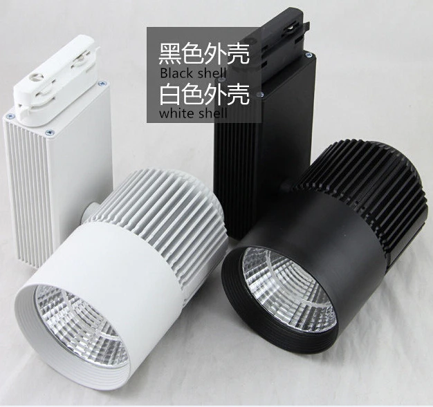 Бесплатная доставка (8 шт./лот) светодиодная дорожка 30 Вт COB Rail Light Spotlight равная 300