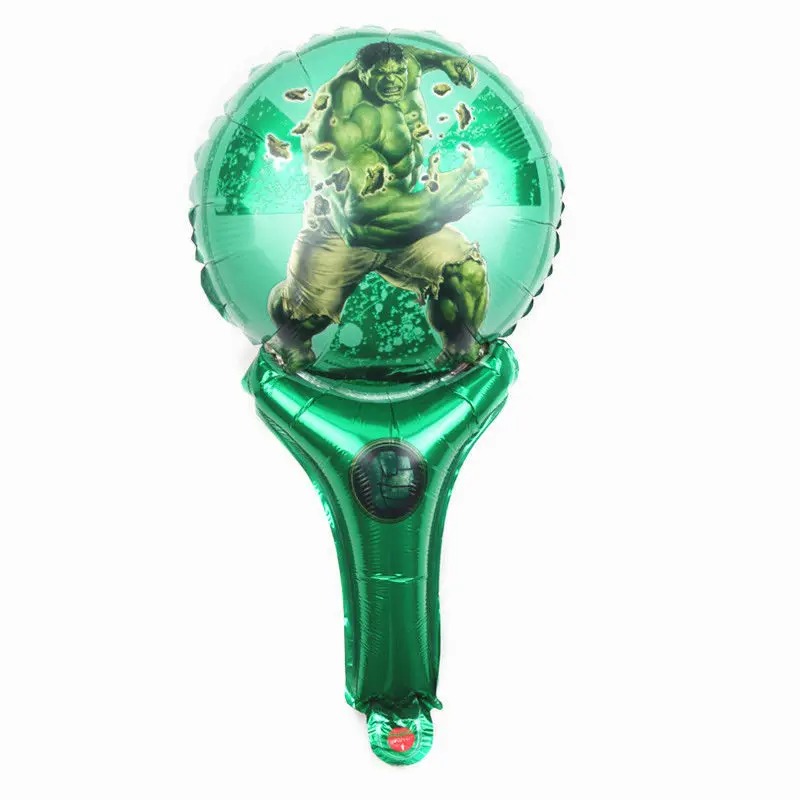 Figure balloon HDBFH ручной мультфильм Супермен ручной светильник алюминиевый воздушный шар детские праздничные вечерние аранжировки декоративные шары - Цвет: Figure balloon