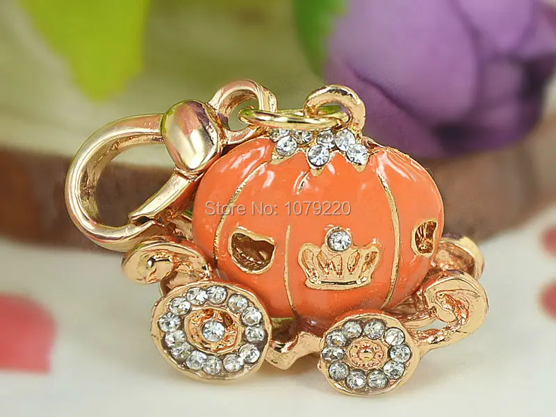 Апельсиновая Тыква брелок для автомобиля модные ювелирные изделия женские
