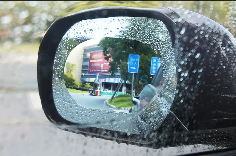 Дверь Зеркало удалить дождь туман Водонепроницаемая наклейка на машину мотоцикл