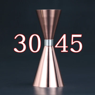 Copper 30-45ml Горячие продажи японский стиль из нержавеющей стали Jigger барные меры барные инструменты барные аксессуары - Цвет: Copper 30-45ml