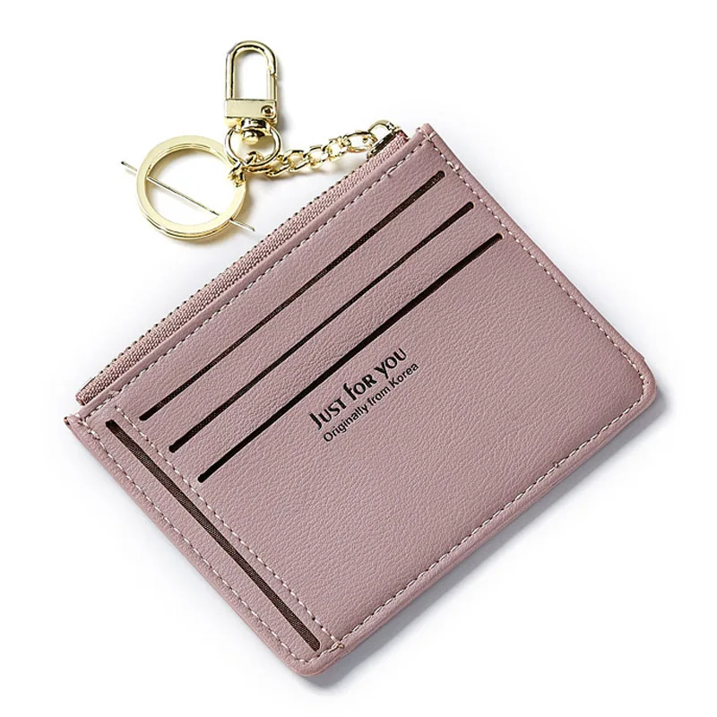 

Luxury Wallet Women Small Card Holder Keys Chain Money Bag Cute Ladies Purse for Women Wallets Zipper Coin Pocket Portfel W201