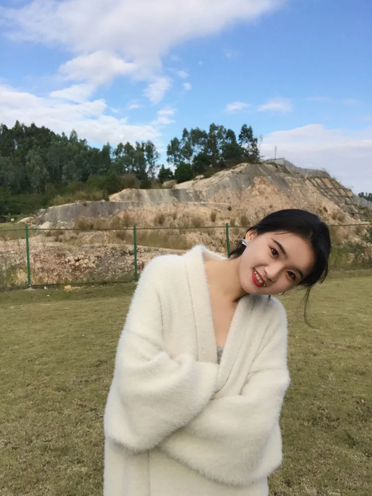 Женский двубортный кардиган Laura's Store длинное пальто высокого качества