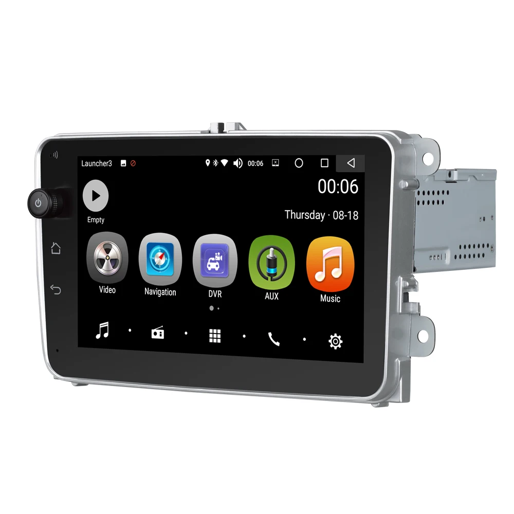 Автомобильный мультимедийный плеер Android 8 0 4 ГБ/32 ГБ DVD для VW/Volkswagen/Golf/Polo/Tiguan/Passat/Jetta