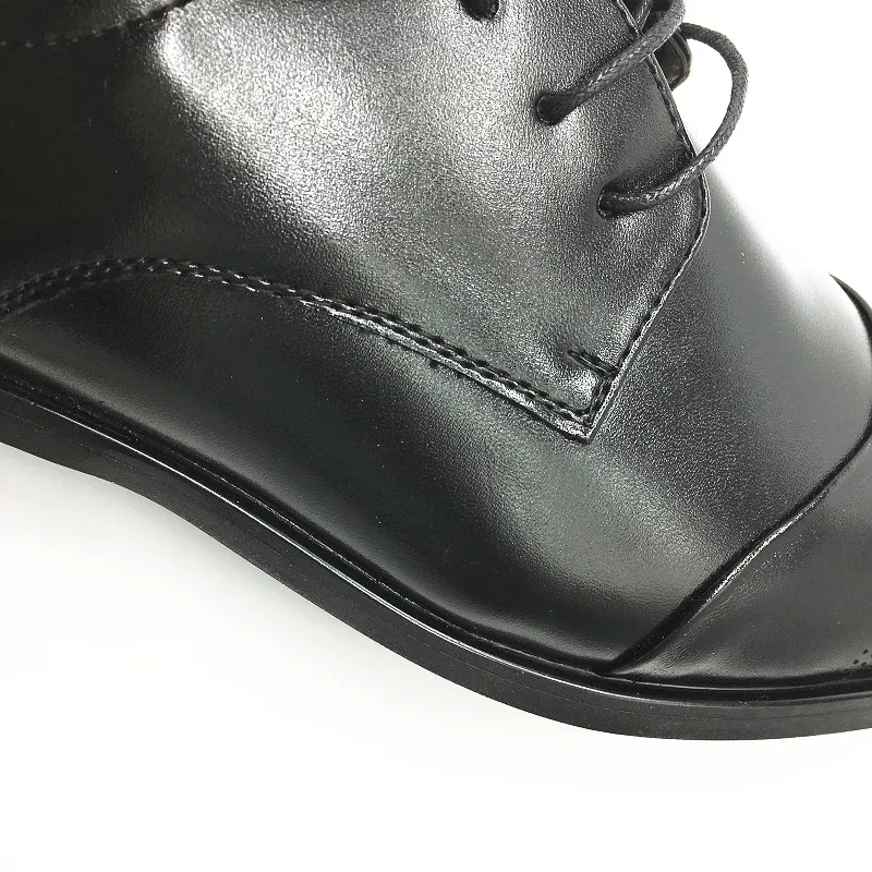 Xiaguocai Большие размеры 37 47 кожаные мужские туфли оксфорды Бизнес обувь с острым