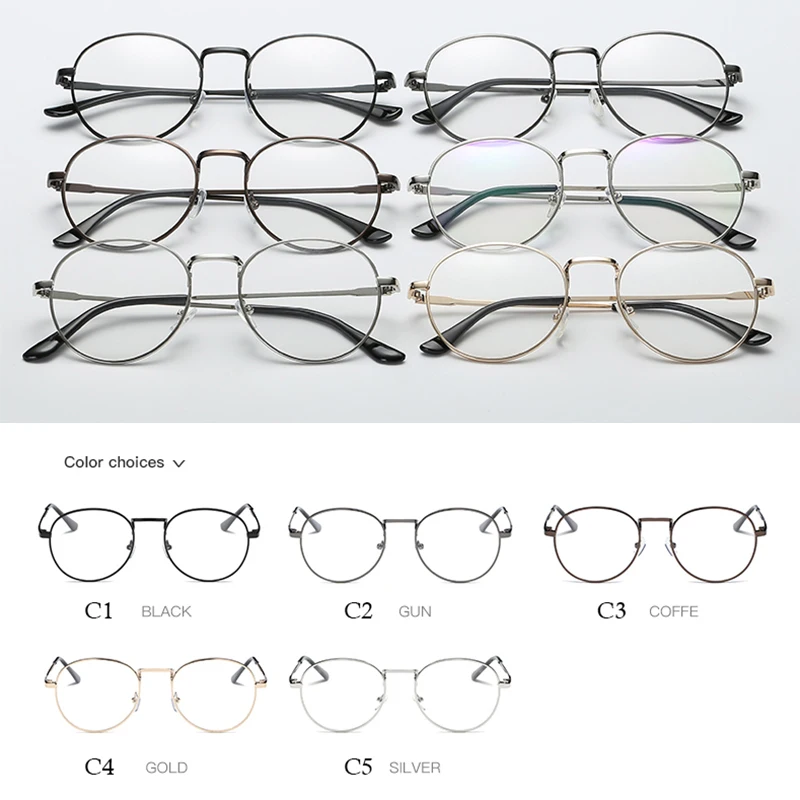 Мужская металлическая оправа TOEXPLORE винтажная для очков в стиле ретро с