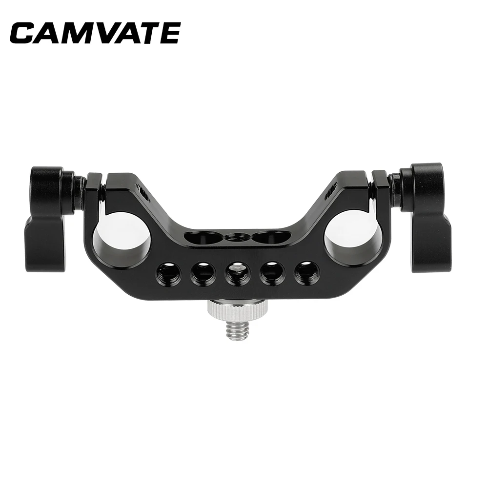 CAMVATE Стандартный 15 мм двойной шток кронштейн с двухсторонний инструмент для 1/4 &quot