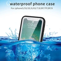ip68 real waterproof phone case for iphone x 8 7 plus 6 6s plus full protection cover under water cases for iphone xr xs max