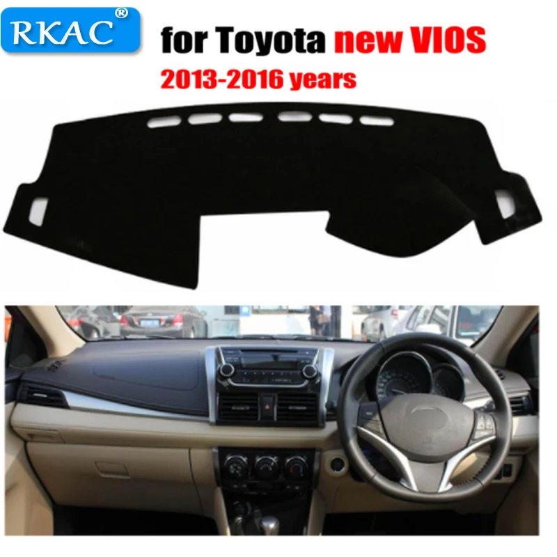 

Car dashboard cover mat for TOYOTA new VIOS 2013 to 2016 years right hand drive dashmat pad dash covers dashboard accessories