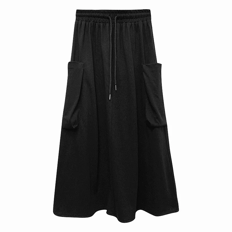 LANMREM 2020 Новая летняя модная женская одежда с высокой талией свободные эластичные