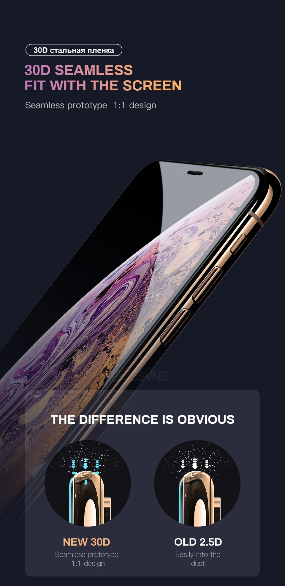 ESVNE полное покрытие 30D закаленное защитное стекло для айфон 6 6s 7 8 Plus стекло на iphone X XS MAX XR защита экрана изогнутый край