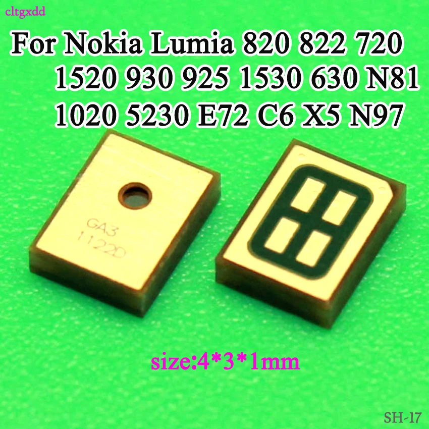Cltgxdd 5 шт. сменный микрофон для Nokia Lumia 820 822 720 1520 930 925 1530 630 N81 1020 5230 E72 C6 X5