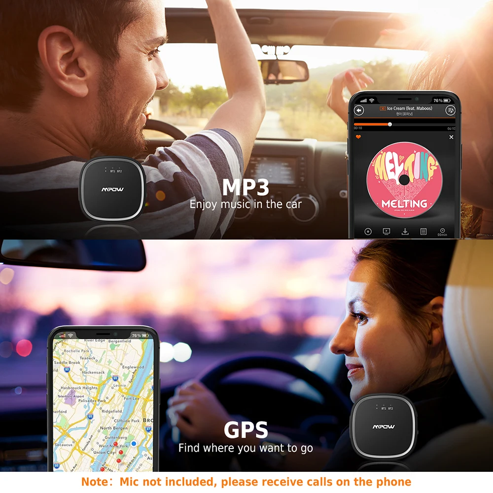 Mpow Bluetooth 5,0 приемник передатчик APTX/APTX LL/APTX HD беспроводной адаптер с 3,5 мм AUX кабель для ТВ/дома/автомобиля/наушников