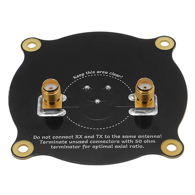 Realacc Тройная подача патч 1 5 8 GHz 9.4dBi направленная круговая поляризационная FPV