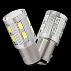 Супер яркий Автомобильный светодиодный 1157 BAY15D P215 Вт светодиодный S25 5630 5730 мотоцикл задний стоп-сигнал светильник лампы Хвост светильник s света DRL белого и желтого и красного цветов, 12V