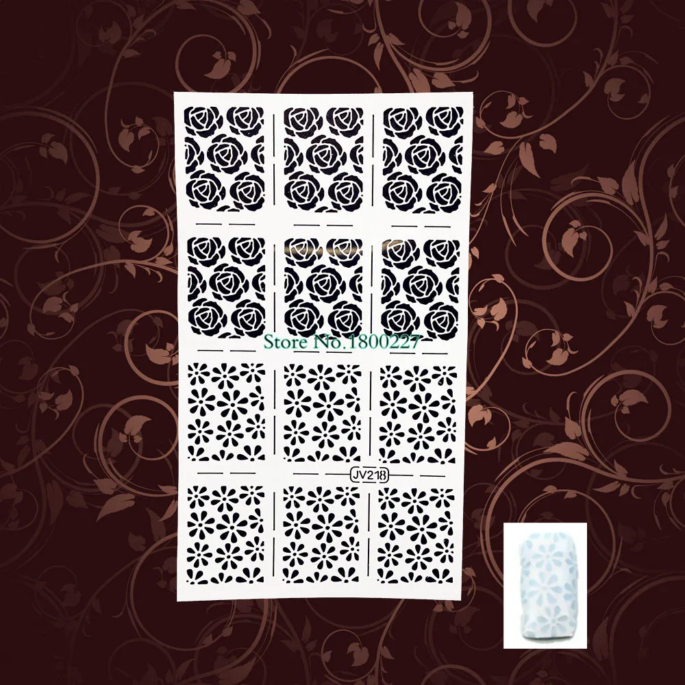 1 шт. сексуальная пантера лазерная Голография наклейка для дизайна ногтей