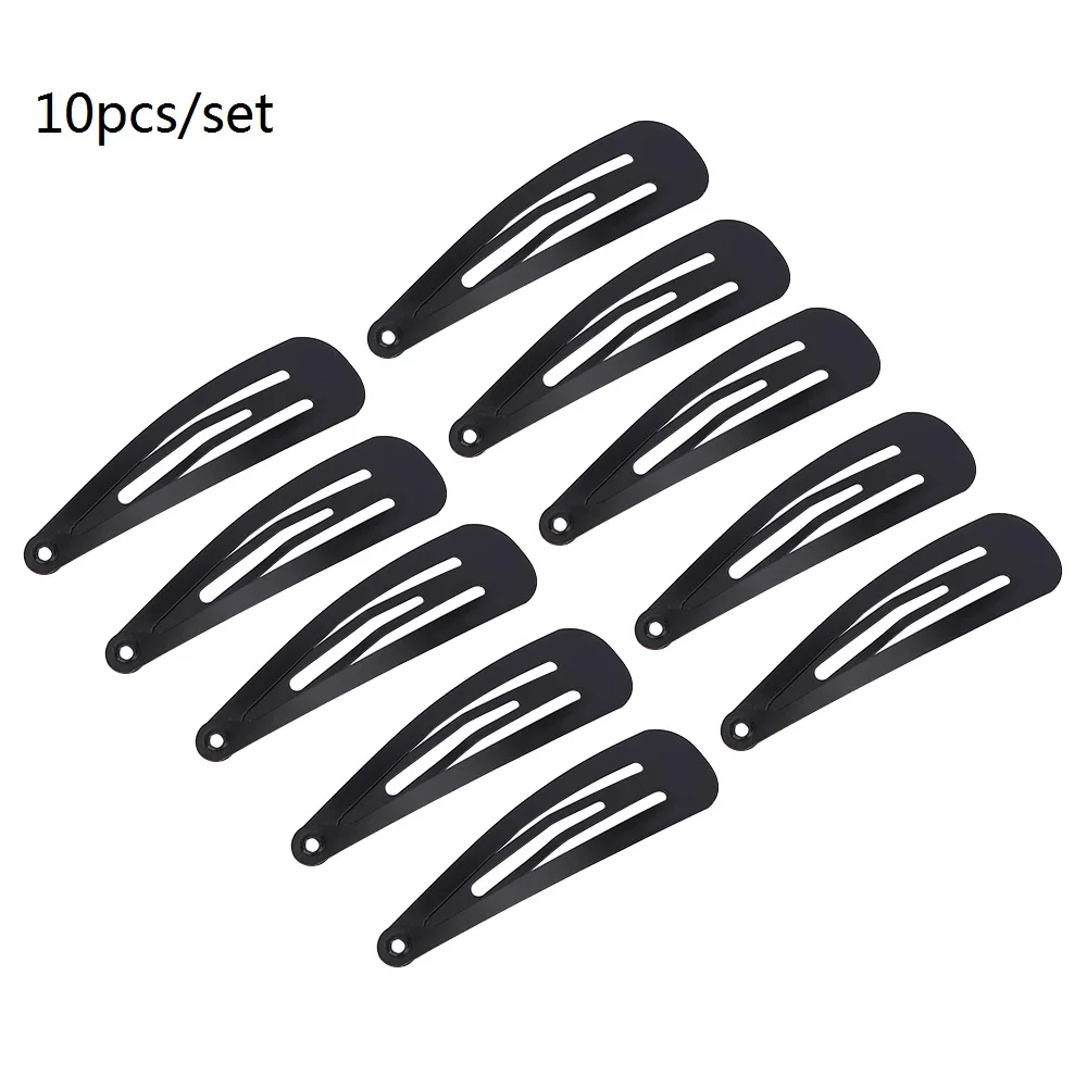 

10/12PCS/Pack New Simple Black Hair Clips Girls Hairpins BB Clips Barrettes Headbands For Women Hairgrips Hair Tool
