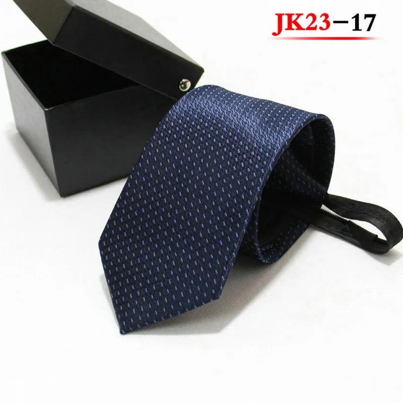 Галстук мужской простой в вытяжном стиле на молнии галстук деловой из полиэстера