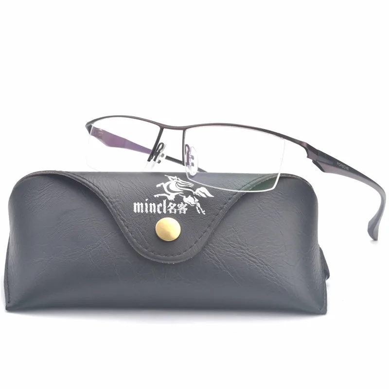 Оптические очки MINCL для мужчин оптическая полуободковая оправа работы по рецепту