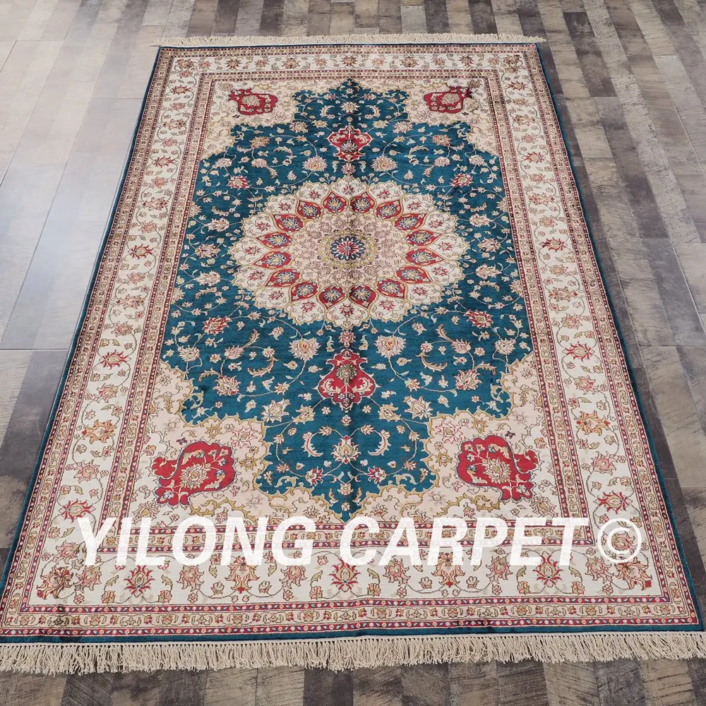 

YILONG 5'x8' classic decorative turkish pattern original carpets handmade indian rugs (YHW313AB5x8)