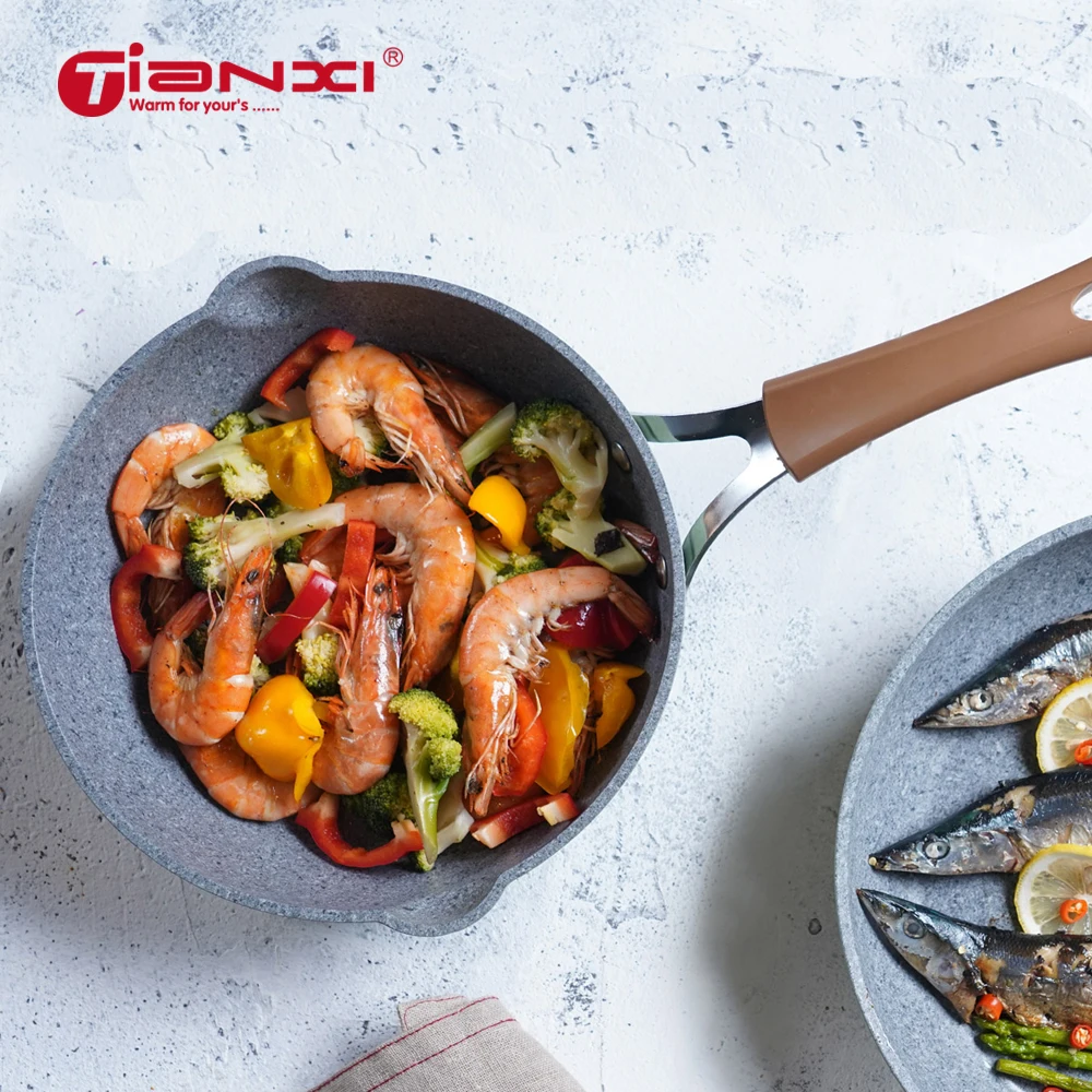 

Non-stick Pans Deep Griddles & Grill Pans Cooking 24 cm Pans Omelette Induction Frying Cooker Gas Cooker Paella Pans