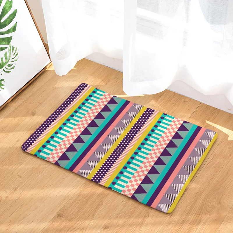 Ковры коврики с геометрическими узорами и s фланель коврик для дома Гостиная 40x60