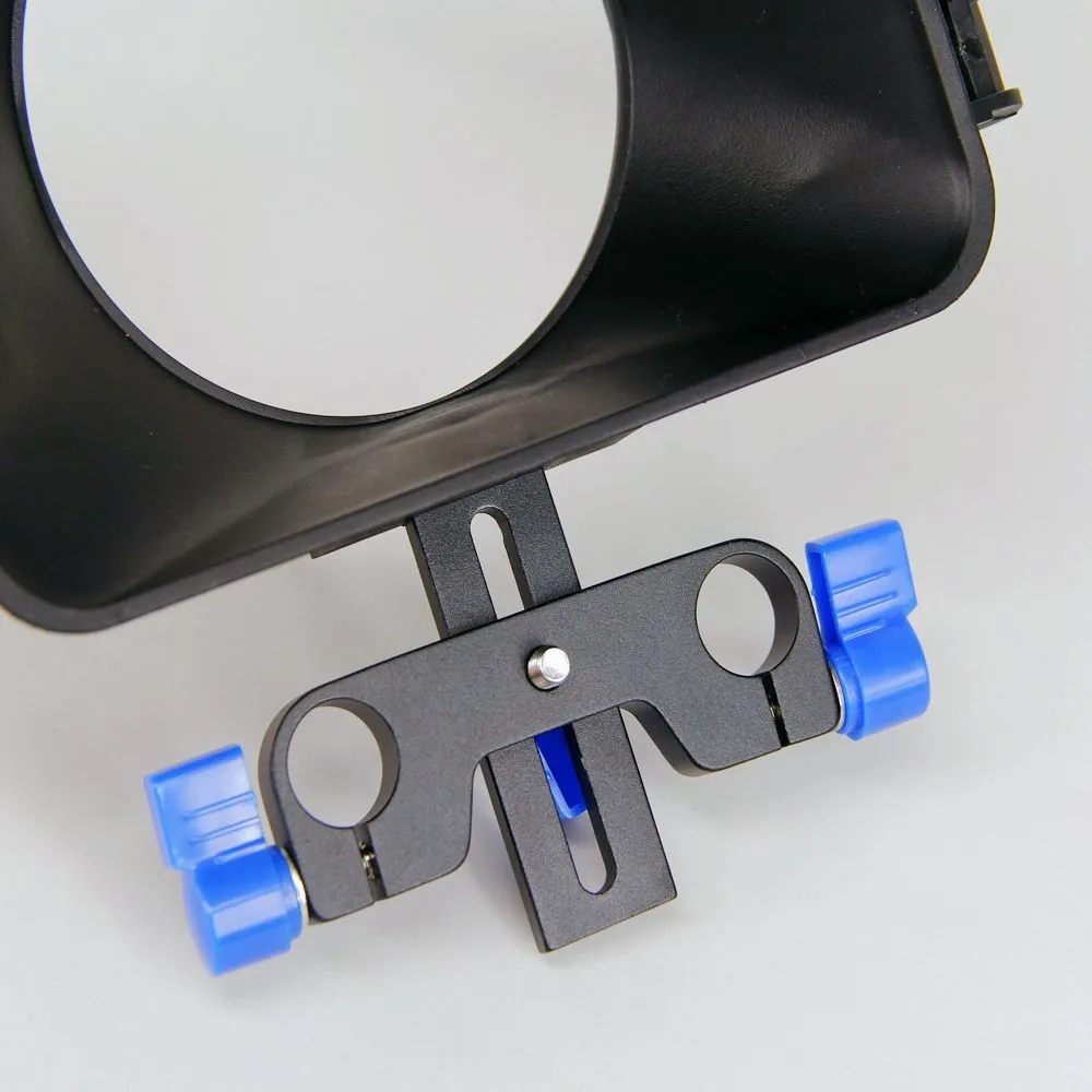 Матовая коробка солнцезащитный козырек для 15 мм рельсовая штанга Follow Focus Rig Viltrox