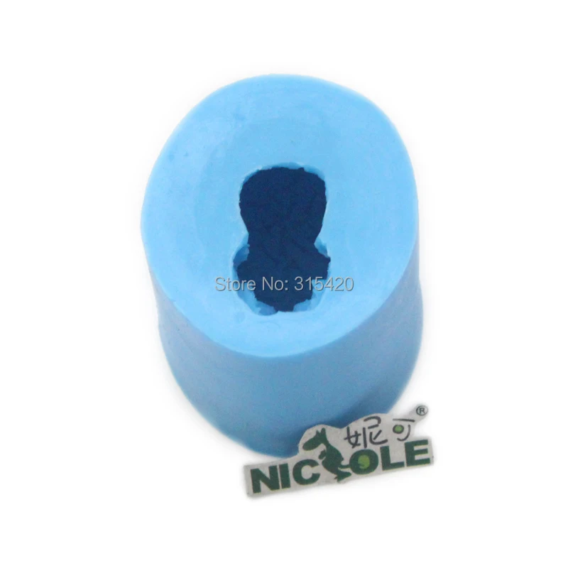 Nicole R1326 Хэллоуин 3D череп фигурные силиконовые формы для изготовление мыла, свеч смолы, глина ремесла формы конфеты формы шоколада