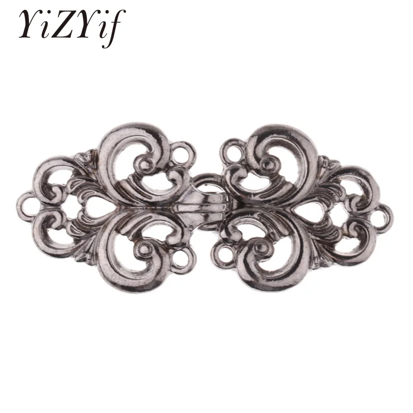 Застежки-клипсы для кардиганов YiZYiF 5 пар застежки-крючки накидка с цветочным