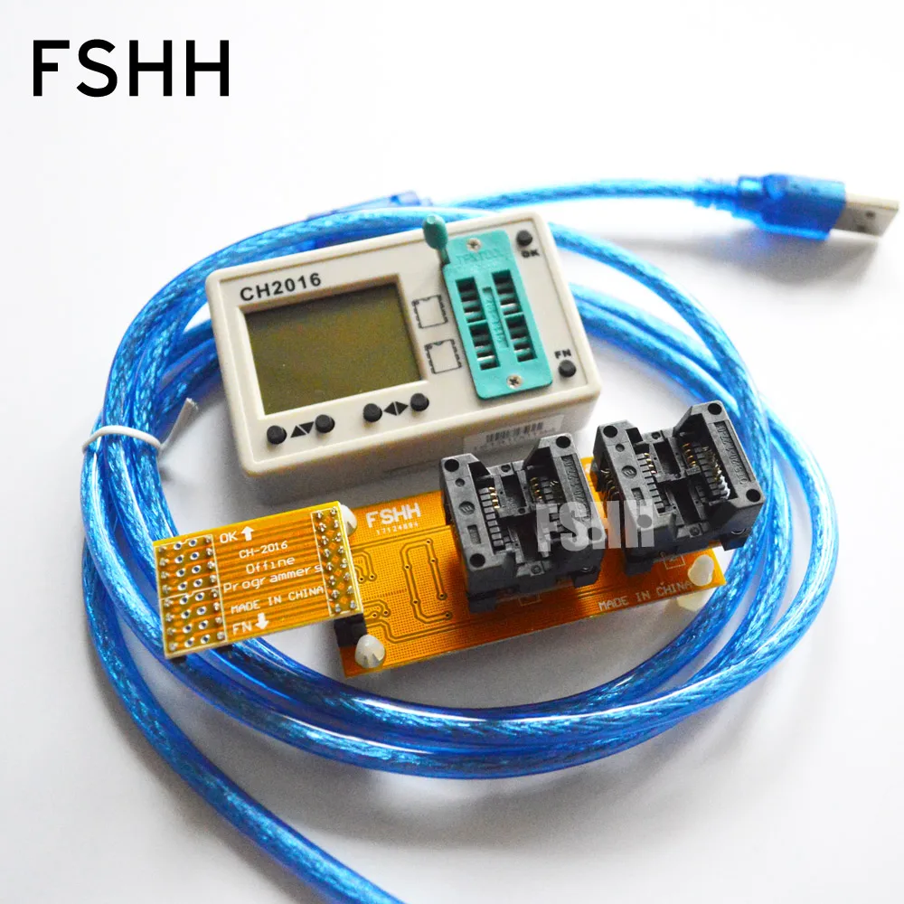 DATA FALSH series dedicated!CH2016 Programmer +208mil SOP8 Adapter for DATA FLASH chip 45DB161 45DB041