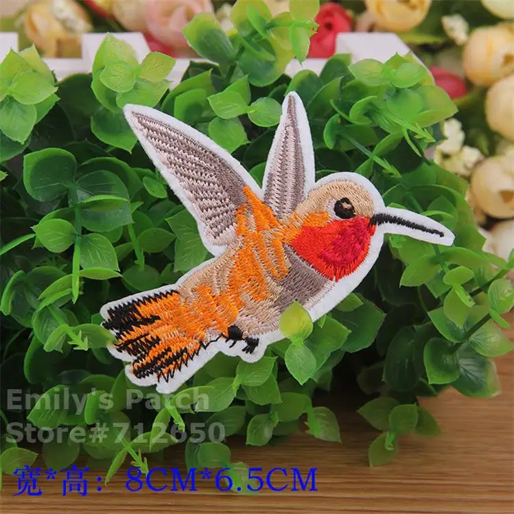 10 pcs of style 10 Новое поступление шт. года 10 шт. товары для птиц Вышитые животных патч термоклейкий рисунок аппликация RS костюмы сумка шляпа вышивка аксессуар ремонт - Цвет: 10 pcs of style 10