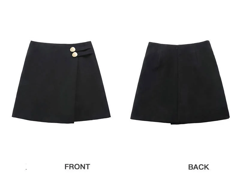 Мини юбка женская шифоновая приталенная Элегантная короткая офисная