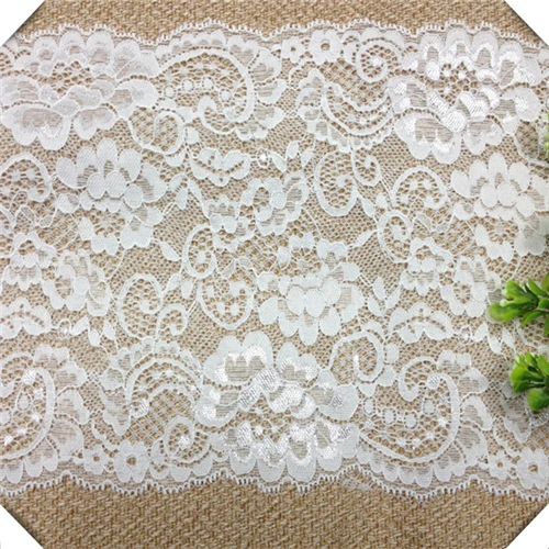 

10 yards Elastic Eyelash lace for lace dress,wedding Lace trim,french Chantilly lace fabric 18cm wide