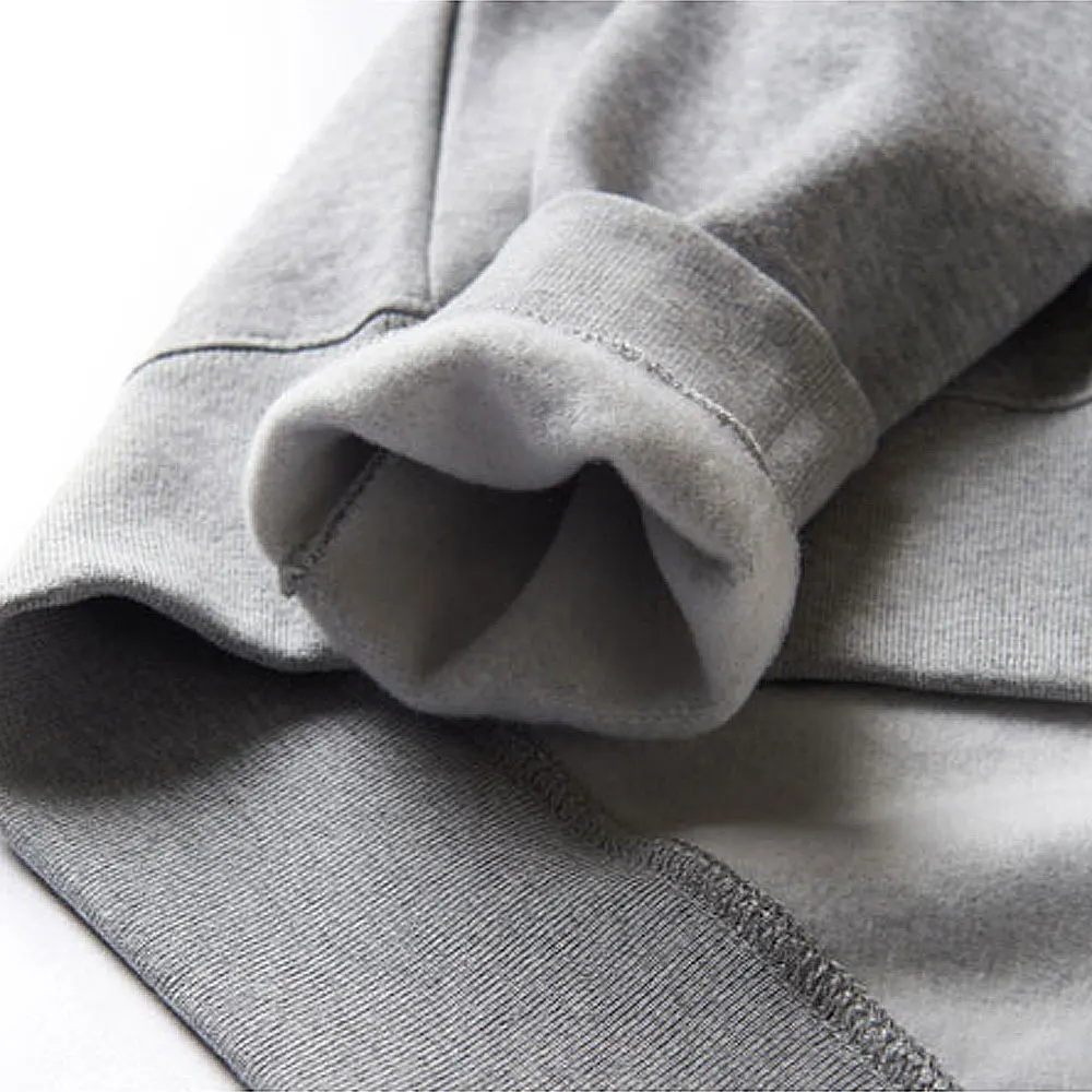 Толстовка мужская зимняя с капюшоном Модный свитшот принтом милого кота уличная