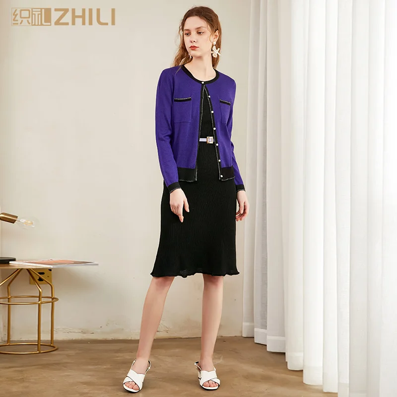 ZHILI Женский легкий свитер с вырезом лодочкой (S 4XL)| |