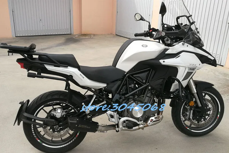 TRK502 без шнуровки мотоцикл модифицированный выхлопной 51 мм Глушитель Средний звено трубопровод для Benelli TRK 502 Escape разъем из нержавеющей стали