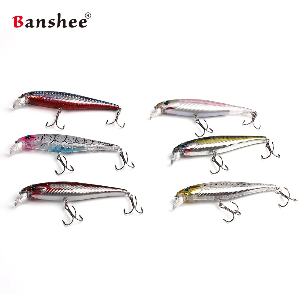 Banshee 100 мм 16 г новая черная искусственная приманка в виде гольяна для воблера