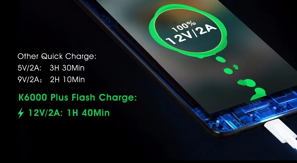 Oukitel K6000 плюс 6080 мА/ч 4G смартфон 5 &quotMTK6750T Octa Core 4 GB 64 Android 7 0 16MP Быстрая зарядка с