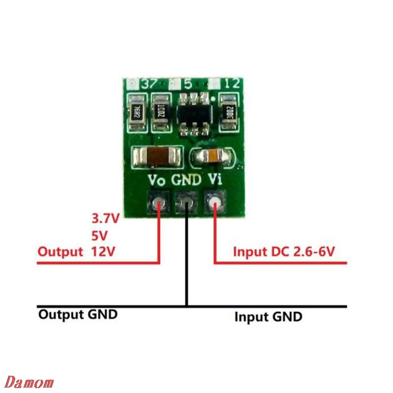 DC-DC Повышающий Модуль питания повышающий преобразователь напряжения для