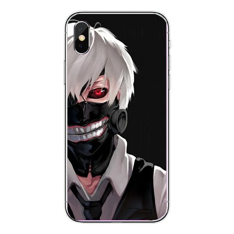 Чехол для телефона с японским Аниме Tokyo Ghoul чехол iPhone Xs XR XS Max 8 7 6 6splus 5 5S SE 4S аниме |