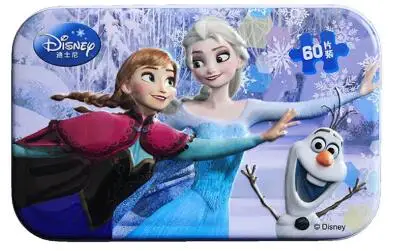Frozen 2 Marvel, Мстители, Человек-паук, автомобиль, Дисней, головоломка, игрушка, детские деревянные пазлы, детские развивающие игрушки для детей, подарок - Цвет: Frozen 2