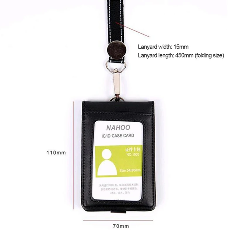 Nahoo Lanyards держатель для удостоверения личности милый пластиковый значок с именем